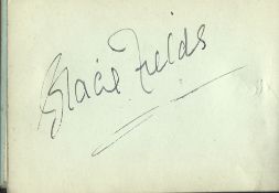 Autograph book. Includes signatures of Gracie Fields, Anna Neagle, Peter Brough and Archie, Ben