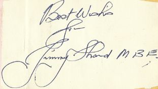 Autograph book. 30 signatures. Includes Howard Keel, Dundee FC, Jimmy Shand, Frankie Vaughan, The