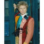 Colin Baker Dr Who TV Series Actor 10x8 inch Signed Photo. Good condition. All autographs come