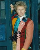 Colin Baker Dr Who TV Series Actor 10x8 inch Signed Photo. Good condition. All autographs come