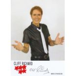 Cliff Richard Chart Topping Superstar 6x4 inch Signed Photo. Good condition. All autographs come