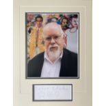 Peter Blake Beatles Record Cover Artist Signed Display. Approx 16 x 12 inches overall. Good