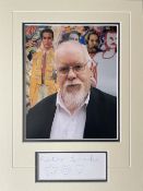 Peter Blake Beatles Record Cover Artist Signed Display. Approx 16 x 12 inches overall. Good