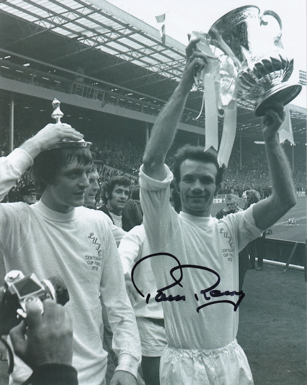 Paul Reaney Leeds United Legend (Selection of 4) Signed 10x8 inch Photo. Good condition. All