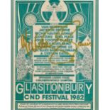 Michael Eavis Creator of Glastonbury 10x8 inch Signed Photo. Good condition. All autographs come