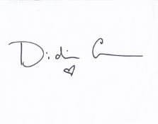 Didi Conn American Actress, Grease Signed White Card. Good condition. All autographs come with a