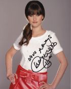 Charley Webb Popular Emmerdale Actress 10x8 Signed Photo. Good condition. All autographs come with a