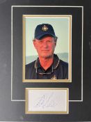 Robert Ballard Oceanographer Who Discovered the Wreck of the Titanic Signed Display. Approx 14 x