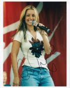Louise Chart Topping Singer 10x8 inch Signed Photo. Good condition. All autographs come with a
