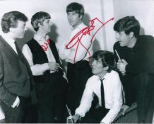 Gerry Marsden Chart Topping Singer, Pacemakers 10x8 inch Signed Photo. Good condition. All