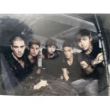 The Wanted Chart Topping Boy Band Large 16x12 Signed Photo. Good condition. All autographs come with