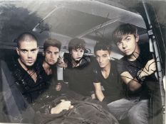 The Wanted Chart Topping Boy Band Large 16x12 Signed Photo. Good condition. All autographs come with