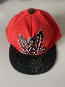 Finn Balor Irish Professional WWE Wrestler Signed Official Cap Signed Display. Approx 16 x 12 inches