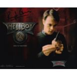 Rupert Evans Hellboy Actor 10x8 Signed Photo. Good condition. All autographs come with a Certificate