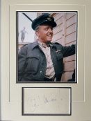 Richard Attenborough The Great Escape Actor Signed Display. Approx 16 x 12 inches overall. Good