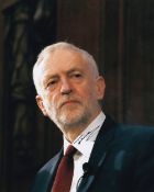 Jeremy Corbyn Former Labour Leader 10x8 inch Signed Photo. Good condition. All autographs come
