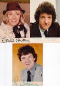 Esther Rantzen, Chris Searle, Paul Heiney That's Life 3 Signed 5x3 inch Photos. Good condition.