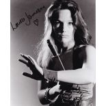 Louise Jameson Dr Who Actress Signed 10x8 inch Photo. Good condition. All autographs come with a