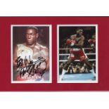 Frank Bruno Former World Champion Signed Photo Display. Good condition. All autographs come with a