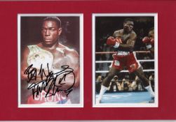 Frank Bruno Former World Champion Signed Photo Display. Good condition. All autographs come with a