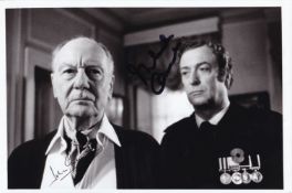 Michael Caine, John Gielgud The Whistle Blower Signed Photo. Good condition. All autographs come