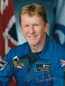 Tim Peake European Space Agency Astronaut 8x6 inch Signed Photo. Good condition. All autographs come