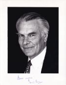 Dr David Owen Politician and Physician 8x6 inch Signed Photo. Good condition. All autographs come