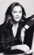 Kathleen Turner Award Winning American Actress 6x4 inch Signed Photo. Good condition. All autographs