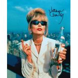 Joanna Lumley Ab Fab Actress 10x8 Signed Photo. Good condition. All autographs come with a