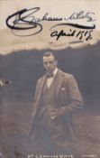 Claude Graham White Early Pilot and Air Flight Pioneer 6x4 inch Signed Vintage Photo. Good