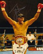 Johnny Nelson Great British Boxer Signed 10x8 inch Photo. Good condition. All autographs come with a