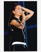 Nelly Furtado Canadian Singer, Songwriter 10x8 inch Signed Photo. Good condition. All autographs