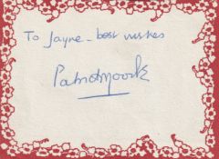 Patrick Moore Sky At Night Presenter Signed Page. Good condition. All autographs come with a