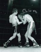 Charlie Magri Great British Boxer Signed 10x8 inch Photo. Good condition. All autographs come with a