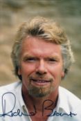 Richard Branson Business Man and Owner of Virgin 8x6 inch Signed Photo. Good condition. All