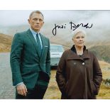 Judi Dench James Bond Film Actress 10x8 Signed Photo. Good condition. All autographs come with a
