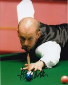 Peter Ebdon Popular Snooker Player (Selection of 2) Signed 10x8 inch Photo. Good condition. All
