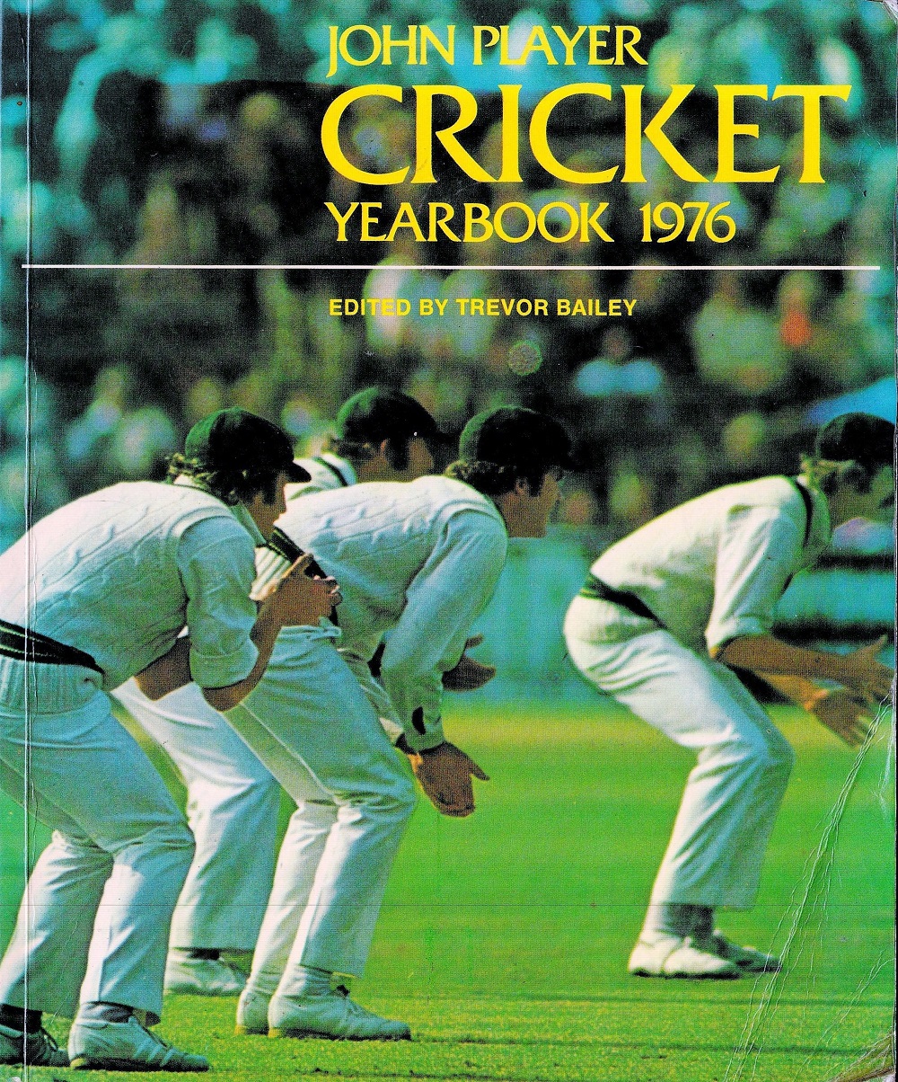 Multisigned Book John Player Cricket Yearbook 1976 edited by T Bailey Softback Book Multisigned (See