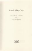 James Bond Devil May Care by Sebastian Faulks Hardback Book 2008 First Edition published by