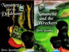 2 Signed Books Jania Bramley Nananette and the Wreckers Nananette and the Doldrums 2012 and 2011