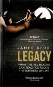 Signed Book James Kerr Legacy 2015 Second Edition Softback Book Signed by James Kerr on the First