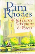 Signed Book Pam Rhodes With Hearts and Hymns and Voices First Edition 1996 Hardback Book Signed by