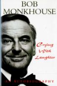 Signed Book Bob Monkhouse Crying with Laughter First Edition 1993 Hardback Book Signed by Bob