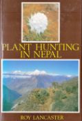 Signed Book Roy Lancaster Plant Hunting in Nepal First Edition 1981 hardback Book Signed by Roy