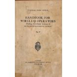General Post Office Handbook For Wireless Operators Softback Book 1938 published by His Majesty's
