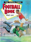 Multisigned Book The Topical Times Football Book 1963, 64 Hardback Book Multisigned (See Images)