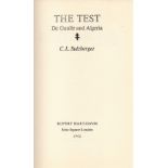 The Test De Gaulle and Algeria by C L Sulzberger Hardback Book 1962 First Edition published by