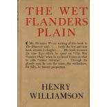 The Wet Flanders Plain by Henry Williamson Hardback Book 1929 First Revised Edition published by