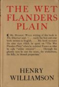 The Wet Flanders Plain by Henry Williamson Hardback Book 1929 First Revised Edition published by
