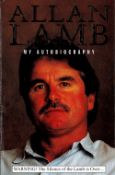 Signed Book Allan Lamb My Autobiography First Edition 1996 Hardback Book Signed by Allan Lamb on the